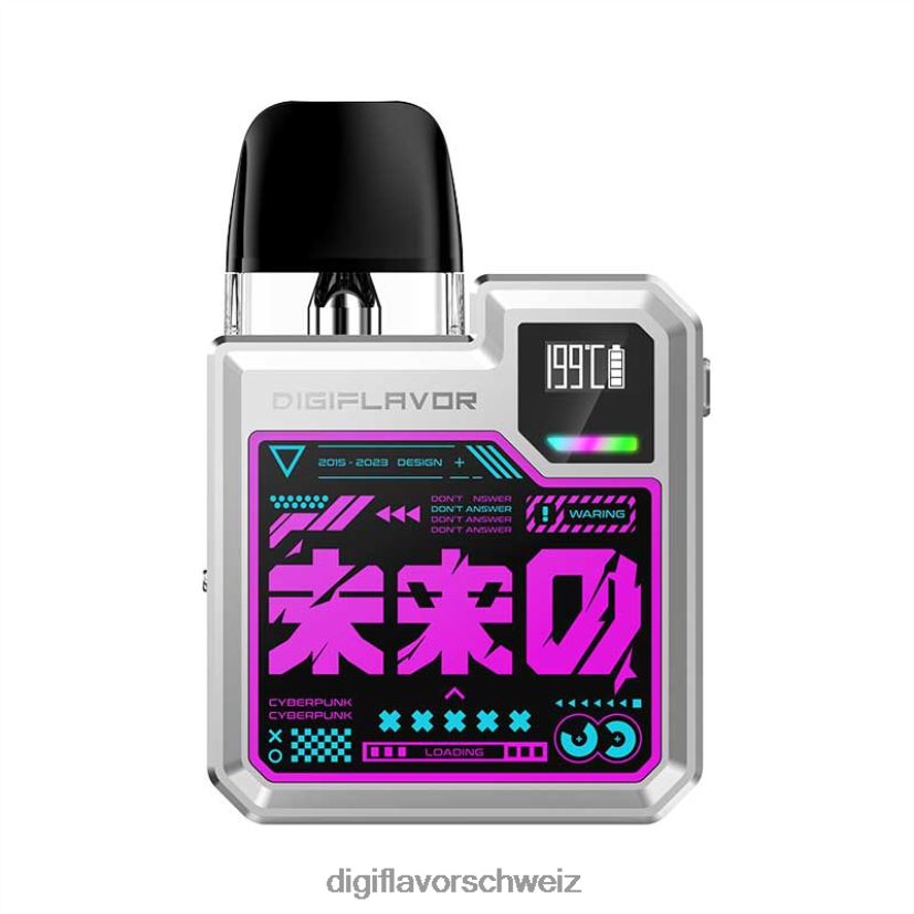 Digiflavor Vape - Digiflavor Digi-Q Pod-Kit zukünftiges Silber 2DN86B54