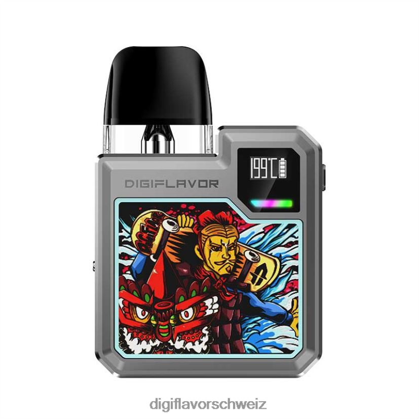 Geekvape Digiflavor - Digiflavor Digi-Q Pod-Kit Kriegergrau 2DN86B49